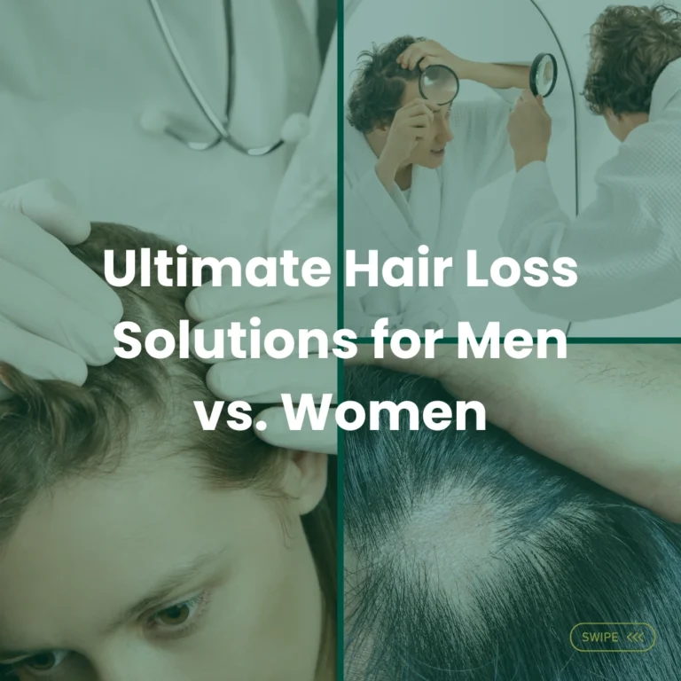 Hair Loss Solutions for Men vs. Women
